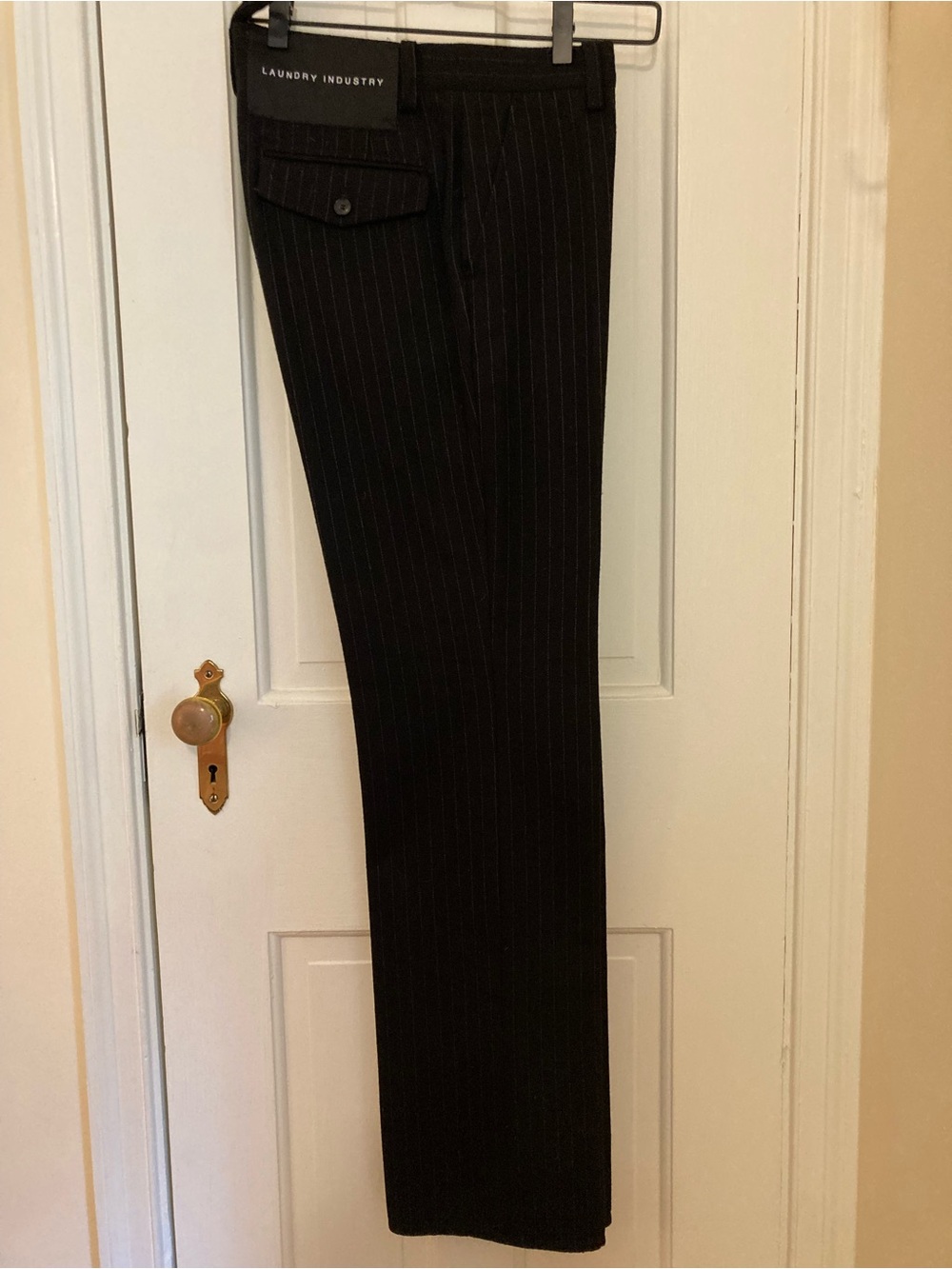 Men’s Laundry Industry pinstripe trousers